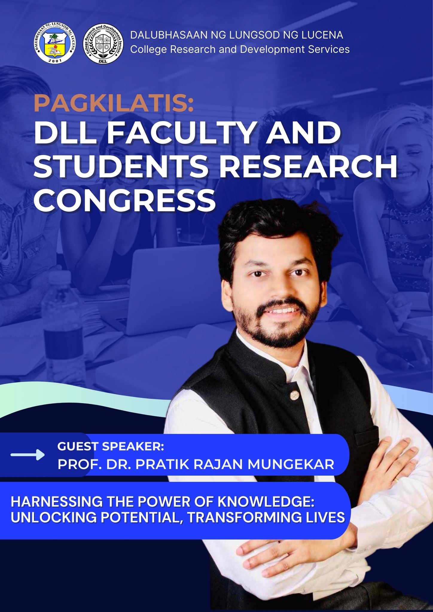 Prof. Dr. Mungekar to Grace DLL’s Research Congress